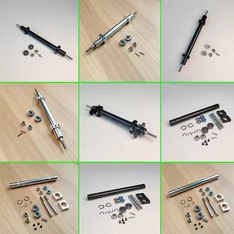 Metal 120mm 140mm Trailer Car Axle for 1/14 Tamiya RC Truck SCANIA 770S R620 VOLVO BENZ Arocs MAN TG