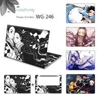 Demon Slayer/Kamado Nezuko/Kamado Tanjirou Notebook Sticker Notebook Skin Waterproof Anti-Scratching PVC Computer Decal for HP/Acer/Dell/ASUS/Lenovo Laptop sticker