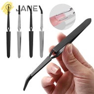 JANE Craft Tweezers, Tools Stainless Steel Cross Locking Tweezers, Accessories Universal Silicone Industrial Tweezers