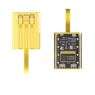 [vxpp28] 66W Power Bank Super Fast Charging Comes With A Line Transparent Portable Charger For Xiaom