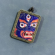 Amulet Tibetan Thangka Pendant Daikokuten Thangka Amulet Scenery District Temple Souvenirs Delivery 