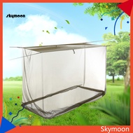 Skym* Outdoor Single Mosquito Net Portable Army Green Folding Bed Tent for Camping