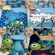怪獸大學 床單套裝 床上用品 送禮 生日 monster 枕頭袋 枕套 被套 床單 床笠 怪獸公司 boo 啊bu sulley 入夥 毛毛 大眼仔 米高 mike 毛怪