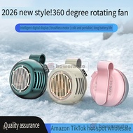 Portable Clip Fan USB Rechargeable Mini Bladeless Waist Fan 5 Speeds Handheld Quiet F1