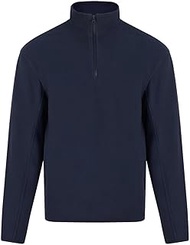 Mens Quarter Zip Fleece Jacket (UK Size: 4XL) (Navy)
