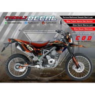 Klx BF / G / Extreme Orange Decal Simple Cool Fullbody Sticker