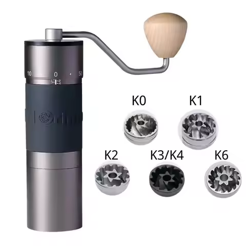Kingrinder Manual Coffee Grinder 420 Stainless Steel Burr Grinding Core Portable Coffee Mill K0/K1/ 