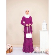 693 🔥🔥693 EYELASH LACE KURUNG MODERN WITH PEARL🔥🔥