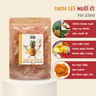 Thơm Sấy Muối Ớt Dalat Farm - Túi 220g