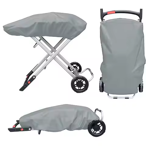 1pcs Grill Cover 101*49*25cm 210D Oxford Cloth Cover For Weber Traveler Gas Grill Cover Outdoor Cook