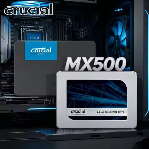 Crucial MX500 BX500 2.5 Inch SATA SSD 240G 500GB 1TB 2TB,3D NAND Fast Storage Drive for Laptop & Des