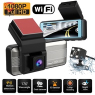 4K Dual Camera WIFI Dash Cam with  HD Night Vision Car DVR 3.16-inch 1080p Wifi Black Box Dash Cam 24-hour Monitoring Wide-angle Hd Vide