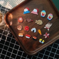 【迷你燙貼/胸章 | 日本系列 】 富士山 達摩 章魚燒