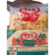 TES CHIP TORTILLA - JAGUNG BARBEQUE / SAMBAL - 2KG/KARTON - TES TORTILLA CHIPS -JAGUNG BARBEQUE / SA