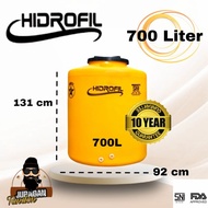 Tandon Air /Toren Air/Tangki Air - HIDROFIL 700 Liter (Invoice)