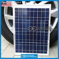♕◐✗18V 10W Polycrystalline A-Grad Weatherproof Solar Panel 12V Charger [Solar untuk Pagar Letrik]
