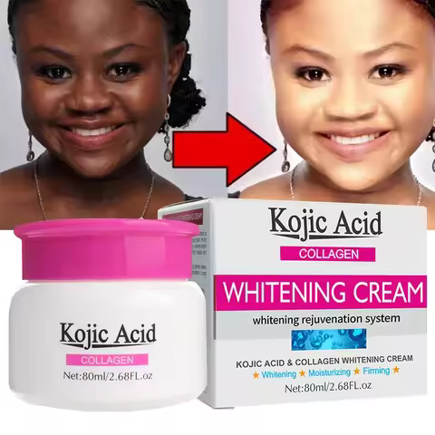 Kojic Acid Whitening Cream Moisturizing Face Body Underarm Bleaching Cream For Legs Knees Private Pa