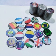 Terlaris MAINAN TAZOS/TAJOS BESI TEBAL BOGEM GACOAN ISI 18 KEPING