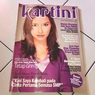 Majalah wanita Kartini langka tahun 2003 cover Vonny Cornellya