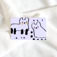 方腳與圓角 悠遊卡貼