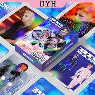 124pcs/box BIGBANG Photocard Holographic card Laser Photocard Sticker LOMO Card