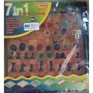 READY STOCK FAMILY CHESS (7 IN 1) GAME PLAYING FUN