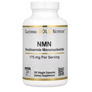 🇯🇵【Direct from Japan】California Gold Nutrition, NMN, 175 mg, 180 Veggie Capsules  Dietary Supplement