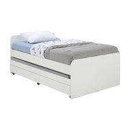 INDEX LIVING MALL เตียง รุ่นดูโอ้ ขนาด 3.5 ฟุต - สีขาว