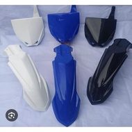 Front fender body set Cover and YZ 85 number plate modification for trail cross motorbike