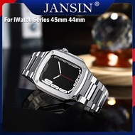 สายนาฬิกาสแตนเลส Apple Watch 8 รุ่นใหม่ล่าสุดสายโลหะสำหรับ I Watch Series 8 7 6 SE 5 4 ชุดดัดแปลงเคส