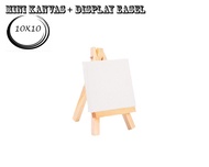 KANVAS LUKIS MINI + DISPLAY EASEL / MINI KANVAS 10X10