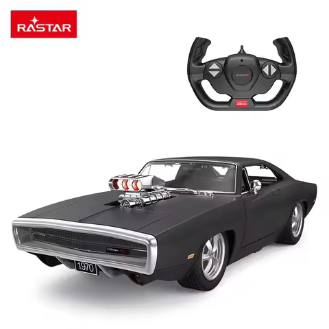 RASTAR 1/16 Dodge Charger R/T 1970 RC Car Toys Radio Remote Control Car Muscle Vehicle Model Toys Gi