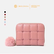 BELINDA Wallet For Woman Leather Korean Fashion Multi-Slot Card Holder Coin Purse Short Wallet E004