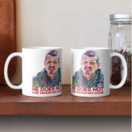 Glass Mug | Hampers | Gift | Guenther Steiner F1 He Does Not Fok Smash