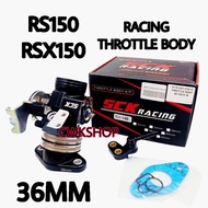 SCK TB RS150 RSX150 RACING THROTTLE BODY 32MM 34MM 36MM 38MM 40MM 42MM SCK RACING