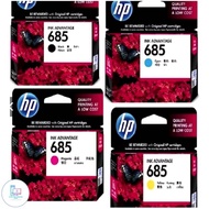 HP685 HP 685 Genuine BLACK / CYAN / MAGENTA / YELLOW / COLOR Ink Cartridge Deskjet Expired 1 Year Wa