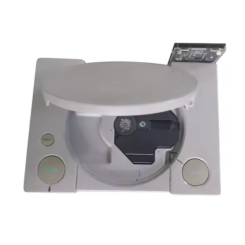 Dual Function ps1 game console with ps io installed And The disc reading can be work