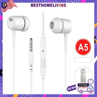 A5 Stereo Earphone Hi-fi Audio