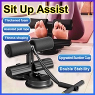 Sit Ups Assistant Home Gym Double Suction Sit Up Bar Exercise Equipment Abs Workout Set Up With Rope