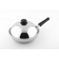 [Official Store] Buffalo 28cm / 32cm Round Bottom Wok with Handle BL18 BL19