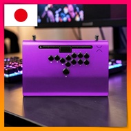Victrix Pro FS-12 Leverless Arcade Fight Stick PS5 PS4 PC Fighting Controller Purple Hitbox Style