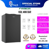 Faber Refrigerator 150L Multi-Flow Single Door Fridge LUSSO 151BK Peti Sejuk 1 Pintu Peti Ais