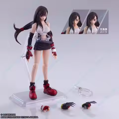 In Stock SQUARE ENIX Final Fantasy VII BRING ARTS Action Figures Cloud & Tifa