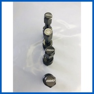 ➜ ⊕ ➫ Gun Metallic Rays Pito Tubeless tire valve for motocycle and Cars