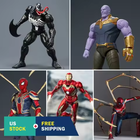 HIPLAY Fondjoy 1/12 Marvel Venom Iron Men Thanos Iron Spider Assembly Model Kits Age 15+