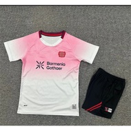 kids set 2025 26 Bayer 04 Leverkusen Jersey away children Sports Shirt kids kit 16-28