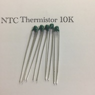 NTC Thermistor 10K +-1% 3mm. สีเขียว ไหม่แท้โรงงาน แพ็คเกจ 3ตัว