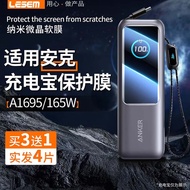Anker Zolo Power Bank A1695/165W Screen Protector & Charger Case – Non-Tempered Hydrogel Film, Mobil