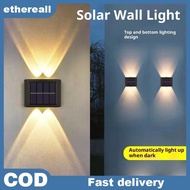 ETH 4-10 LED Solar Lamp Outdoor Waterproof Wall Lights For Garden Yard Decor Landscape Up And Down L