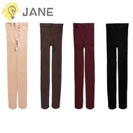 JANE Stockings Pantyhose Sexy Thick 8 Colors 120D Footed Socks